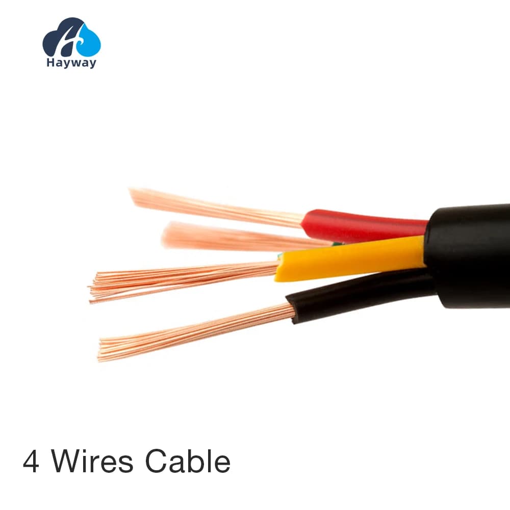 Hayway Videocitofono Porta Telefono Estendi Cavo 4x0.2mm2 Rame stagnato RVVP Cavo di controllo Cavo di segnale per sistema campanello video