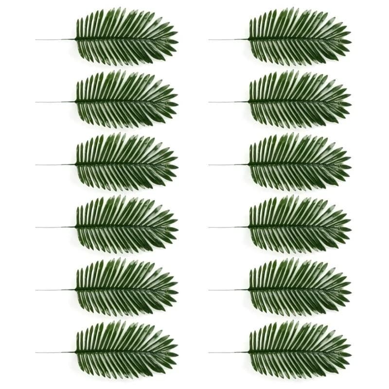 12 pezzi foglie artificiali decorative a foglia pianta opzionali per aggiungere natura a qualsiasi spazio o occasione 15UB