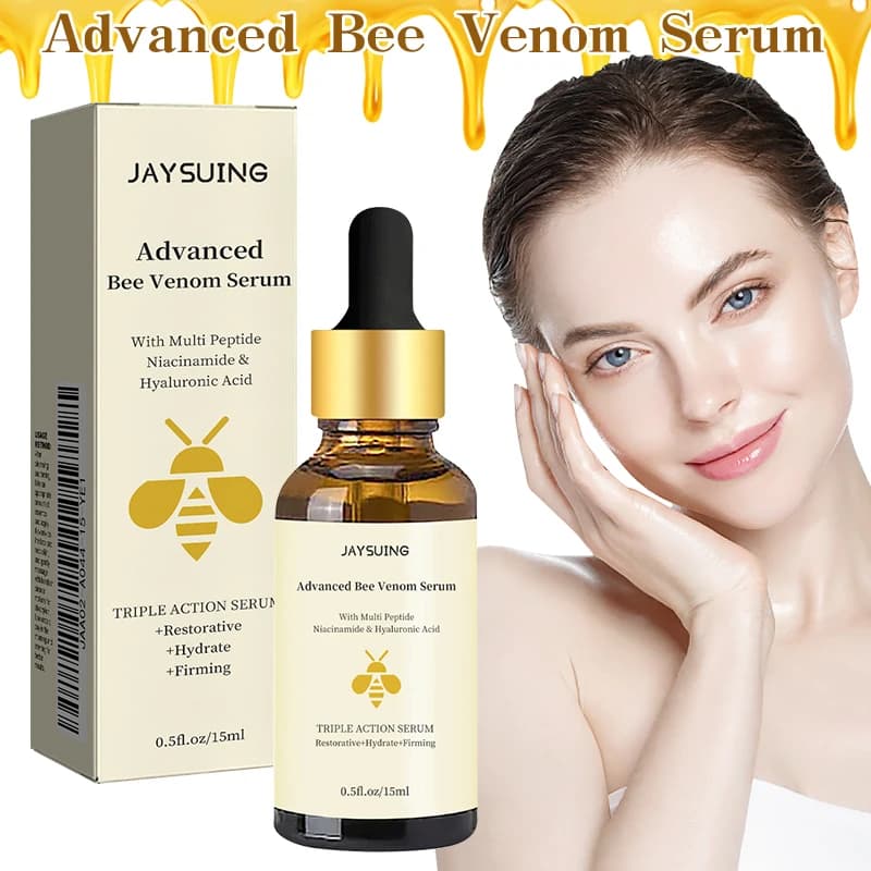 Serum Face To Bee Poison Hydrating Hydrating Skin Shaving Enhances the Falling Face Collagen Booster Hyaluronic Acid Essence