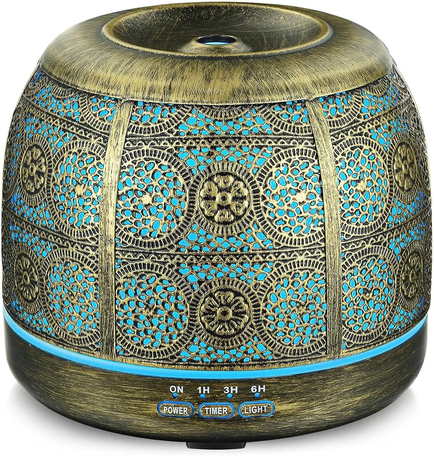 Diffusore di Aromi a Ultrasuoni da 500ml con Timer, Nebulizzatore e Luce Colorata per Casa e Ufficio