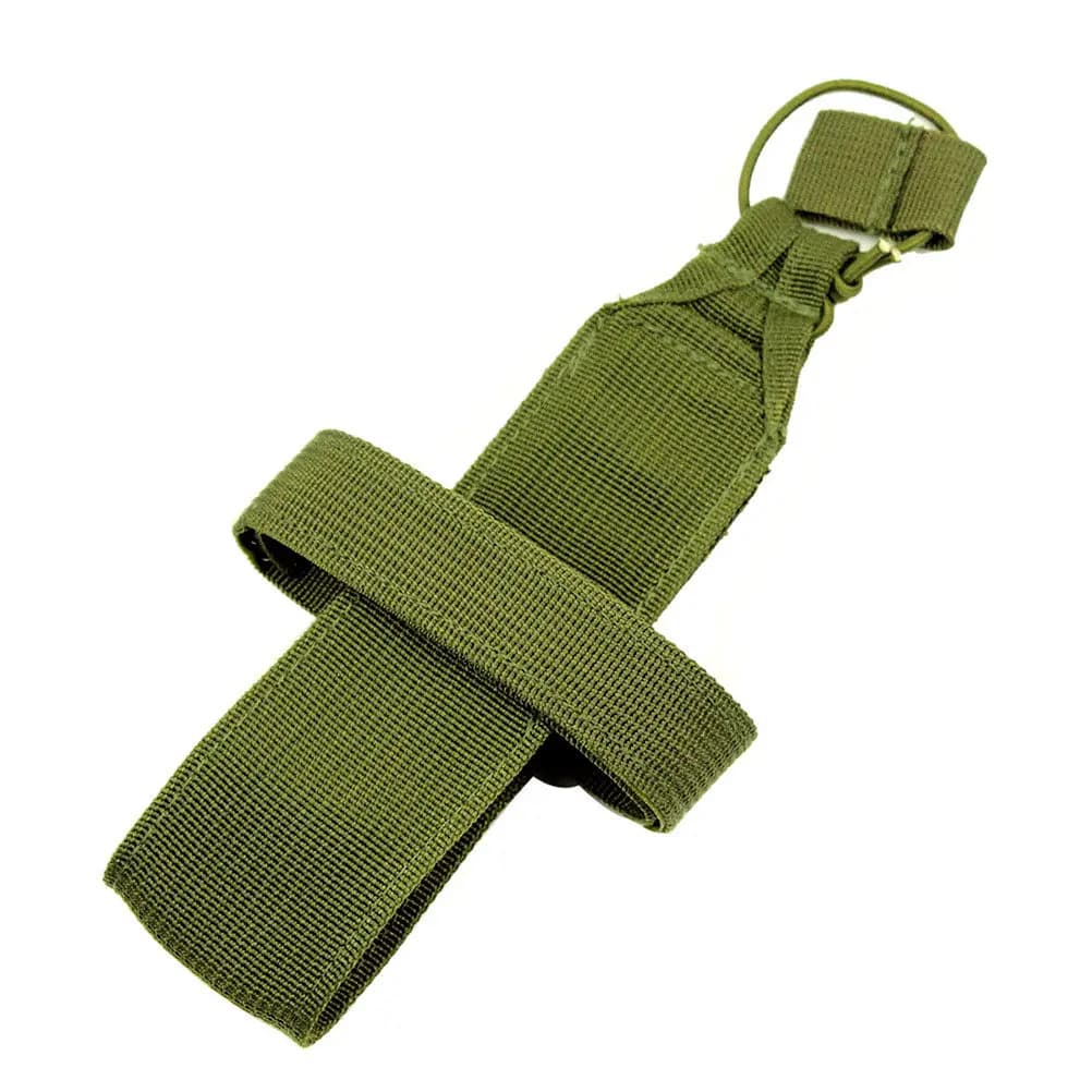 Green Nylon Wallet Belt for Hiking, Running and Leisure Sports, Portable Protective Case for Water Bottle