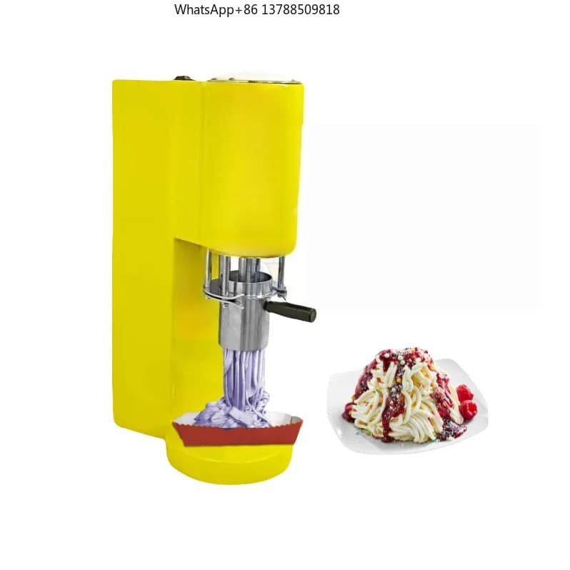 Macchina da Banco per Gelato e Gelato Artigianale a Forma di Spaghetti e Pasta