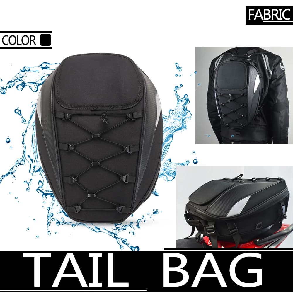 Universal Posterior Bag Waterproof for Moto, Electric Motorcycle and Cross Saddle Bag, Rain Cover for Streetbike and Motocross