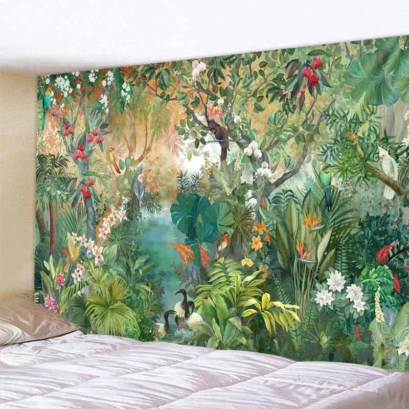 Aesthetic Home Decorations Arazzo Towel Beach Towel Yoga Mat Cover Tovail Tapestry Tropical Jungle Animals Wall Arctic