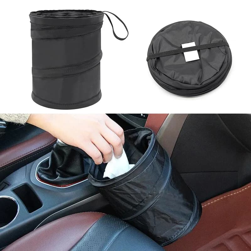 Cestino portatile per auto, contenitore per rifiuti, borsa pieghevole impermeabile, cestino per la raccolta dei rifiuti