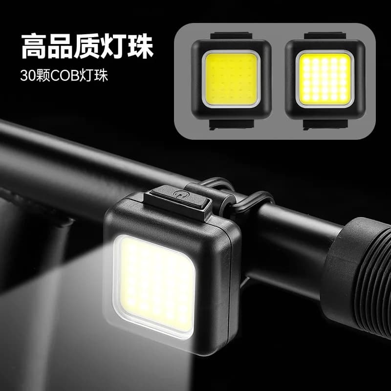 Luce per Bicicletta LED per Guida Notturna, per Mountain Bike, Bici da Strada, Biciclette per Bambini, Luce di Sicurezza per Ciclismo all'Aperto