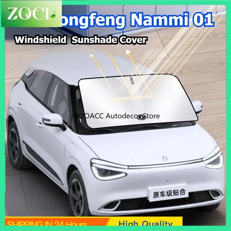 Car For Dongfeng Nammi box 01 Nano01 Car Windshield Sun Visor Front Window Foldable Sun Shade Cover UV Protection Cooling Access
