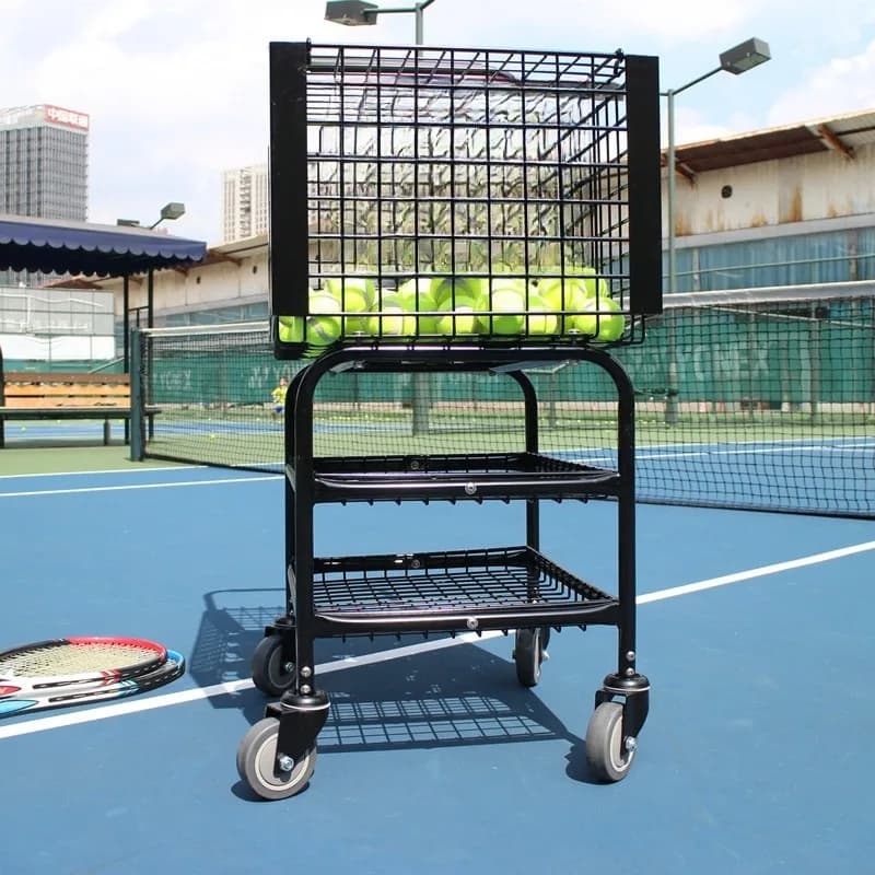 Carrello pick-up per palline da basket con telaio da tennis 3214W
