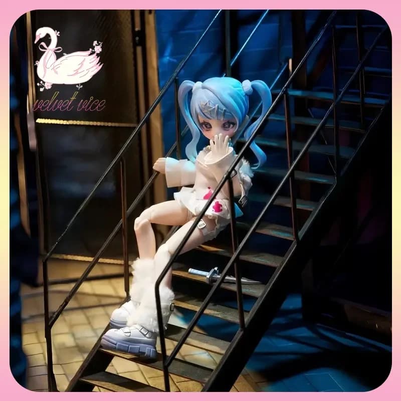 Originale Eve Lynna Two-Sided Killer Series Mjd Blind Box Action Figure Bjd Toy Trendy Doll Figure Ornament Girl Gift