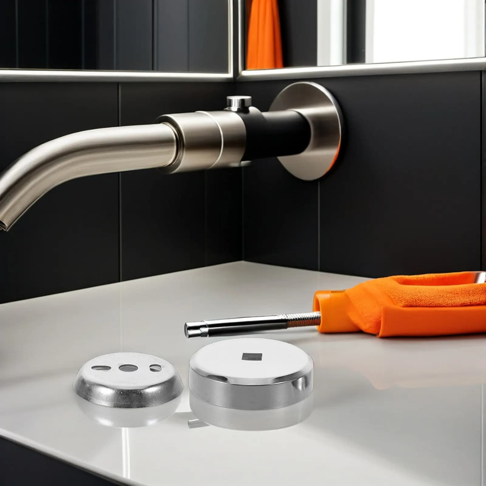 2 Pezzi Supporto a Parete per Portasciugamani, Base in Acciaio Inossidabile per Bagno, Cucina, Lavanderia, Portasciugamani Universale