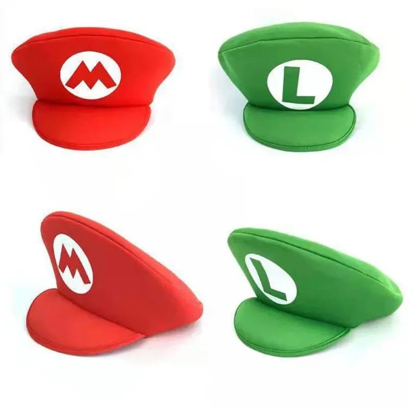 Cappello Cosplay Brothers, Accessorio per Costume di Halloween per Bambini, Ornamento a Tema Giochi per Bambini