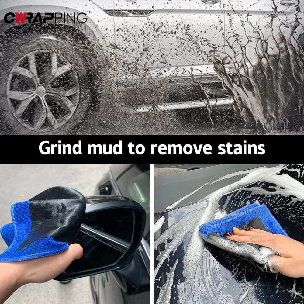 Asciugamano per la pulizia dell'auto Panno di argilla magica Dettagli automatici con asciugamano per barra di argilla blu Rimozione del ferro Accessori per strumenti di bellezza per il lavaggio elettrico