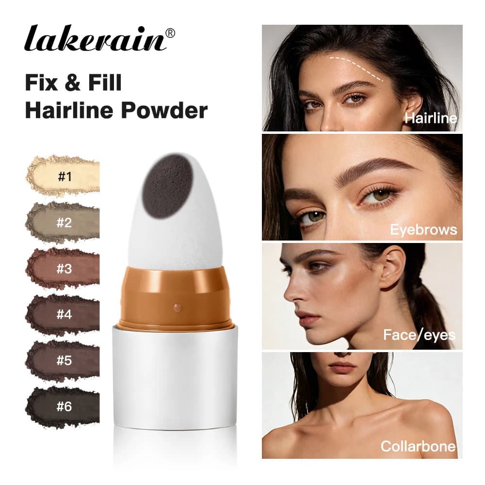 Lakerain Polvere Impermeabile per Ombreggiatura Capelli Donna Uomo, Correttore Naturale Multifunzionale per Capelli, Stick Ombreggiante per Capelli