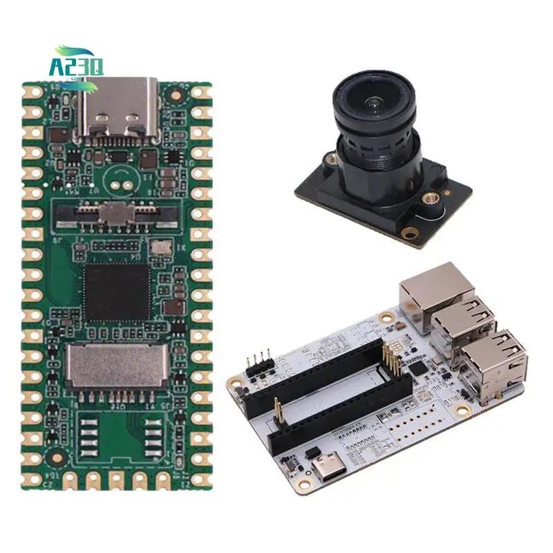 A23Q-RISC-V Scheda di sviluppo Milk-V Duo + CAM da 2 MP GC2083 + Scheda di espansione HUB USB Supporto Linux per gli appassionati di Iot Giocatori fai da te