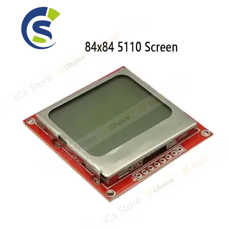 84x84 5110 LCD Screen Module Display Monitor White Backlight Adapter PCB 84*48 For Arduino