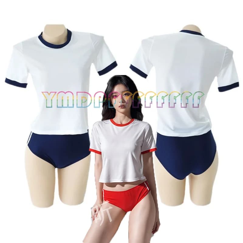 Novelty anime Japanese student uniform set cute mini skirt tight fitting shirt Easter Halloween cosplay fantasy carnival costume