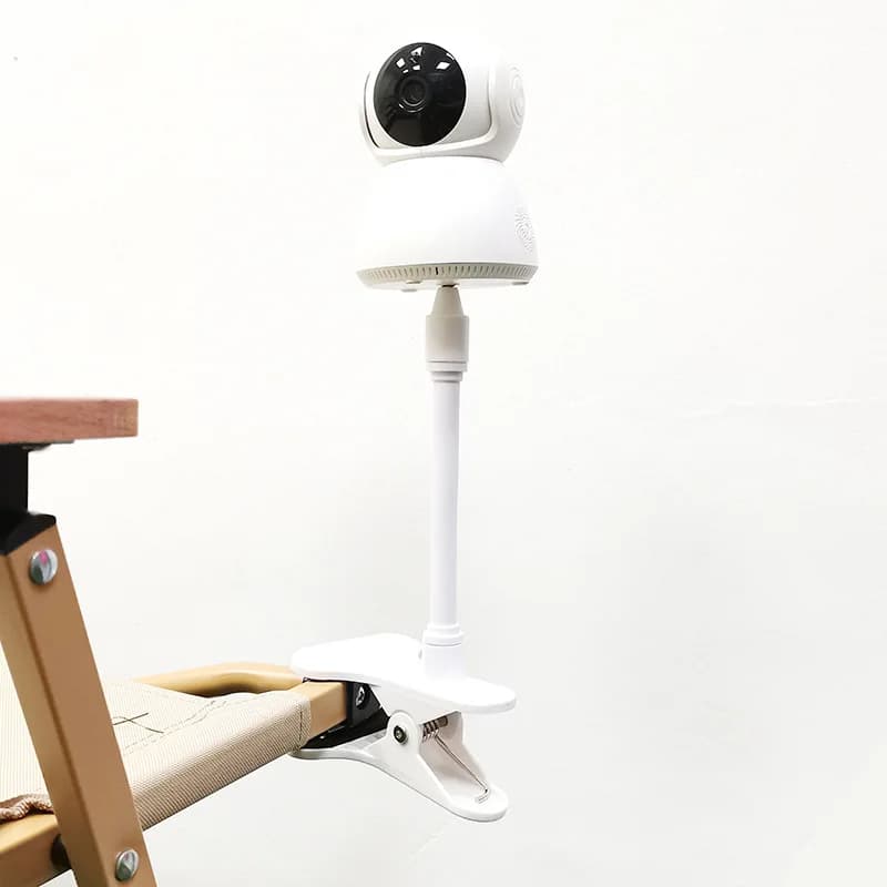 Universal Protable Flexible Camera Clamp Mount Monitor Holder Stand Punch-Free Bendable Bracket Base for Webcam Monitor