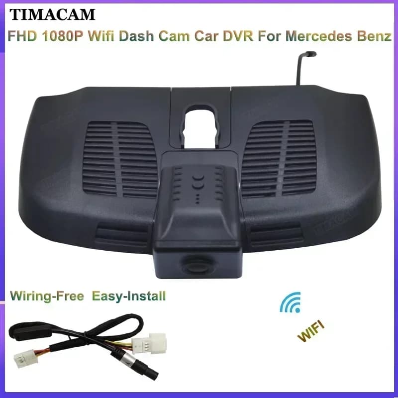 Plug and Play 1K Wifi Dashcam For Mercedes Benz Class V w447 v200d v220d v250 v300d EQV METRIS Macor Polo 2014-2021 EDR
