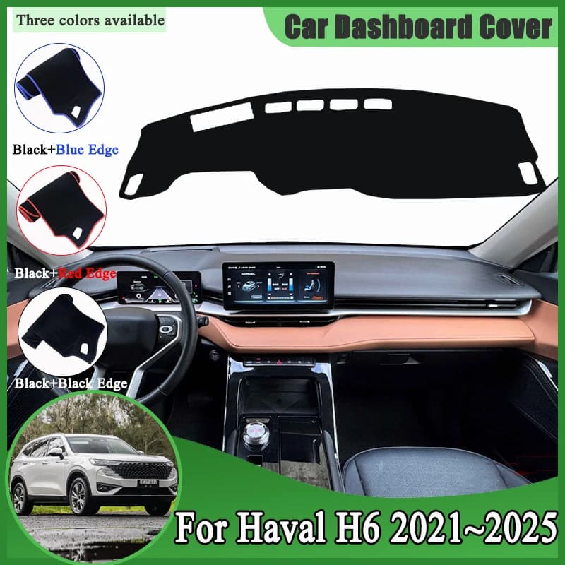 Per GWM Haval H6 Accessori HEV PHEV 2021 ~ 2023 2024 2025 Auto Cruscotto Copertura Dash Zerbino Dash Zerbino Cruscotto Pad Tenda Da Sole Tappeto