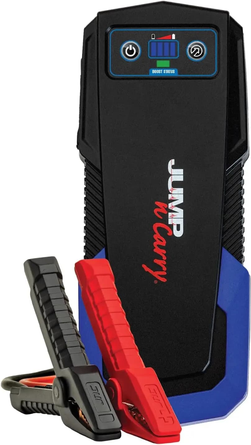 Avviatore di Emergenza 2000A 12V per Motori a Benzina fino a 8.0L e Diesel fino a 6.0L, Booster Portatile per Batteria Auto