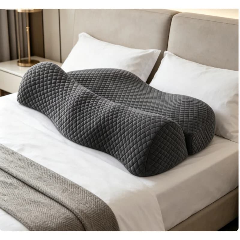 Cuscino Ergonomico per il Supporto del Collo, Morbido Cuscino per Spalle, Allevia il Dolore, Correttivo per il Sonno, Cuscino per la Casa