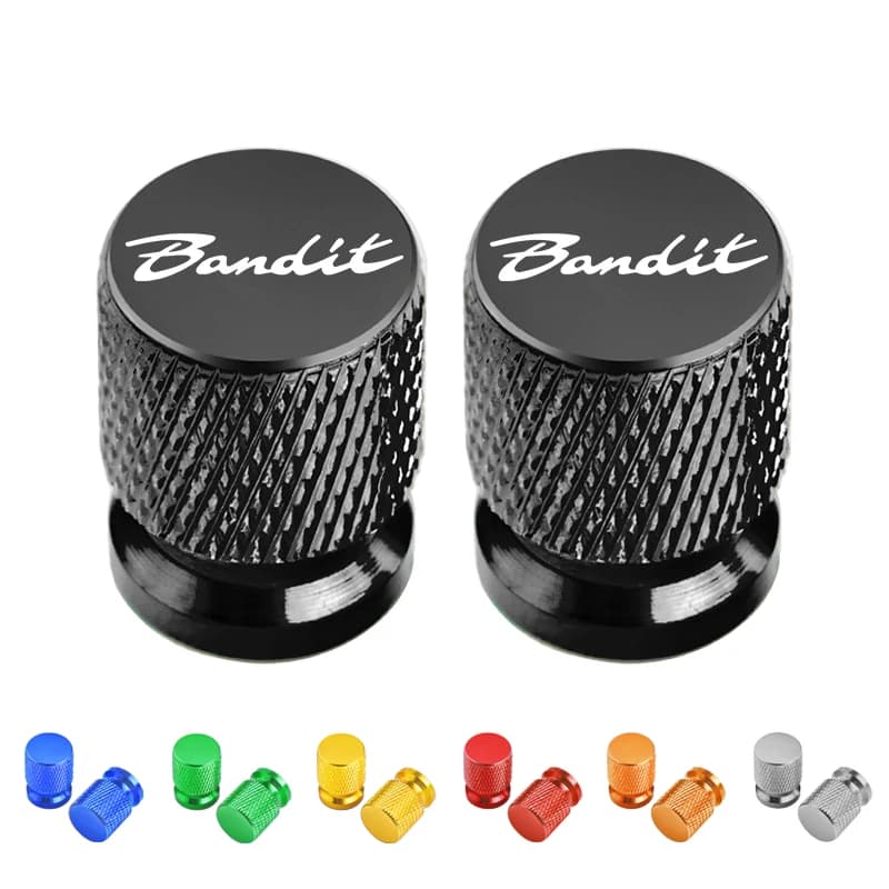 2 Pezzi Tappi Coprivalvola Pneumatici Moto per Suzuki GSF 250 600 600S 650 650S 650N 1200 1250 Bandit 650S