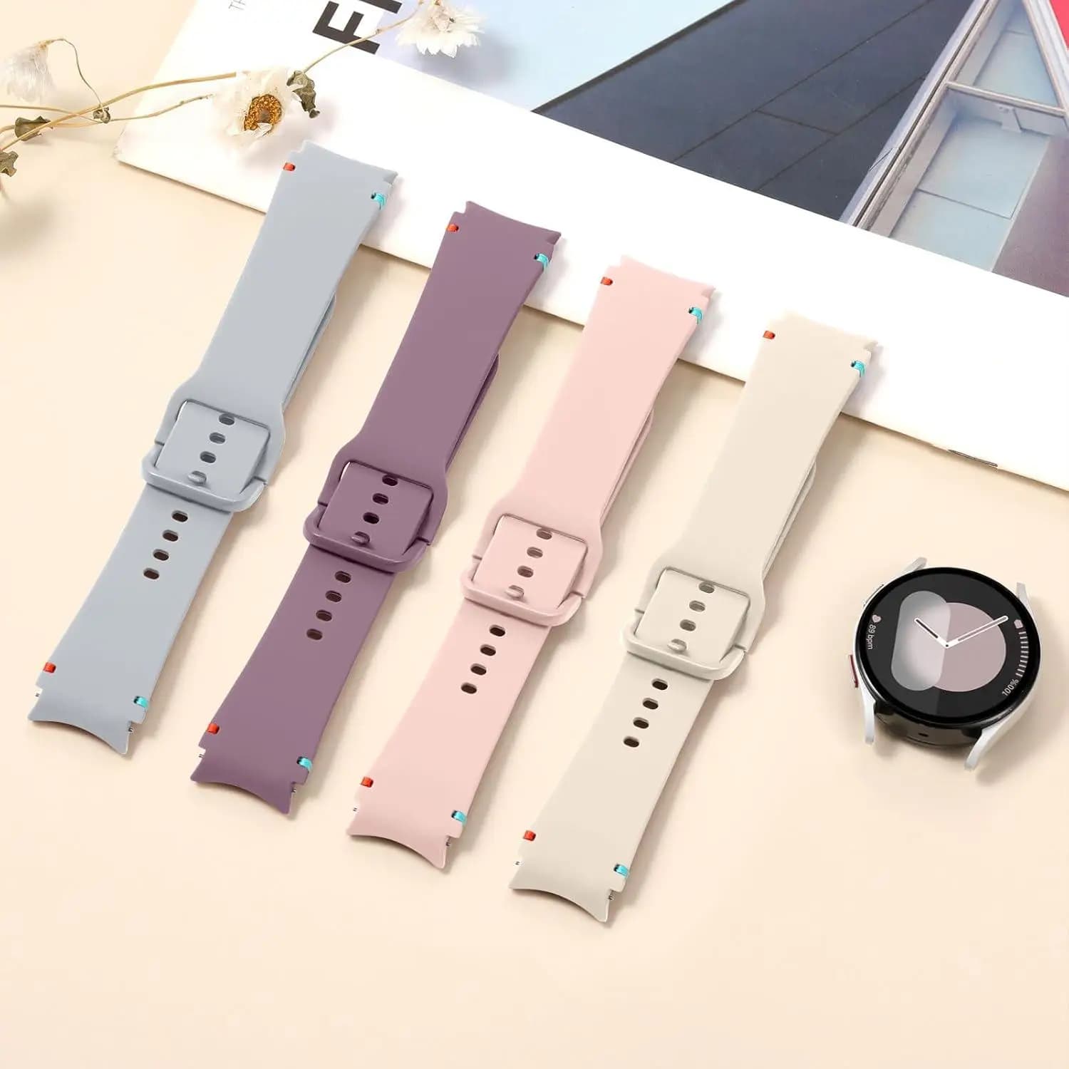 Cinturini per Samsung Galaxy Watch 7 44mm 40mm FE/4/6 Classic/5 Pro 45mm cinturino Blet braccialetto sportivo correa Galaxy Watch 7 Band