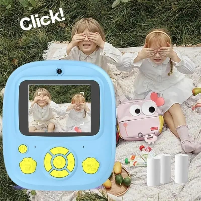 E56B Children Kids Camera Print 2.4Inch Small Digital Video Camera 1080P Screen Toy