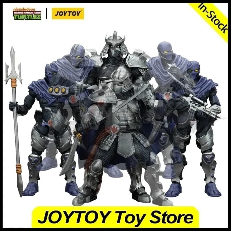 Action Figure JOYTOY 1/18 TMNT Tartarughe Ninja Shredder Clan dei Foot A e Clan dei Foot B, Collezione di Giocattoli e Modellini