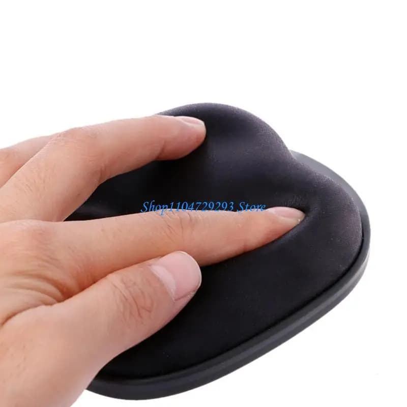 Y2GD Tappetino per mouse ergonomico Tappetino per mouse in memory foam morbido Tappetino per mouse antiscivolo scorrevole e per