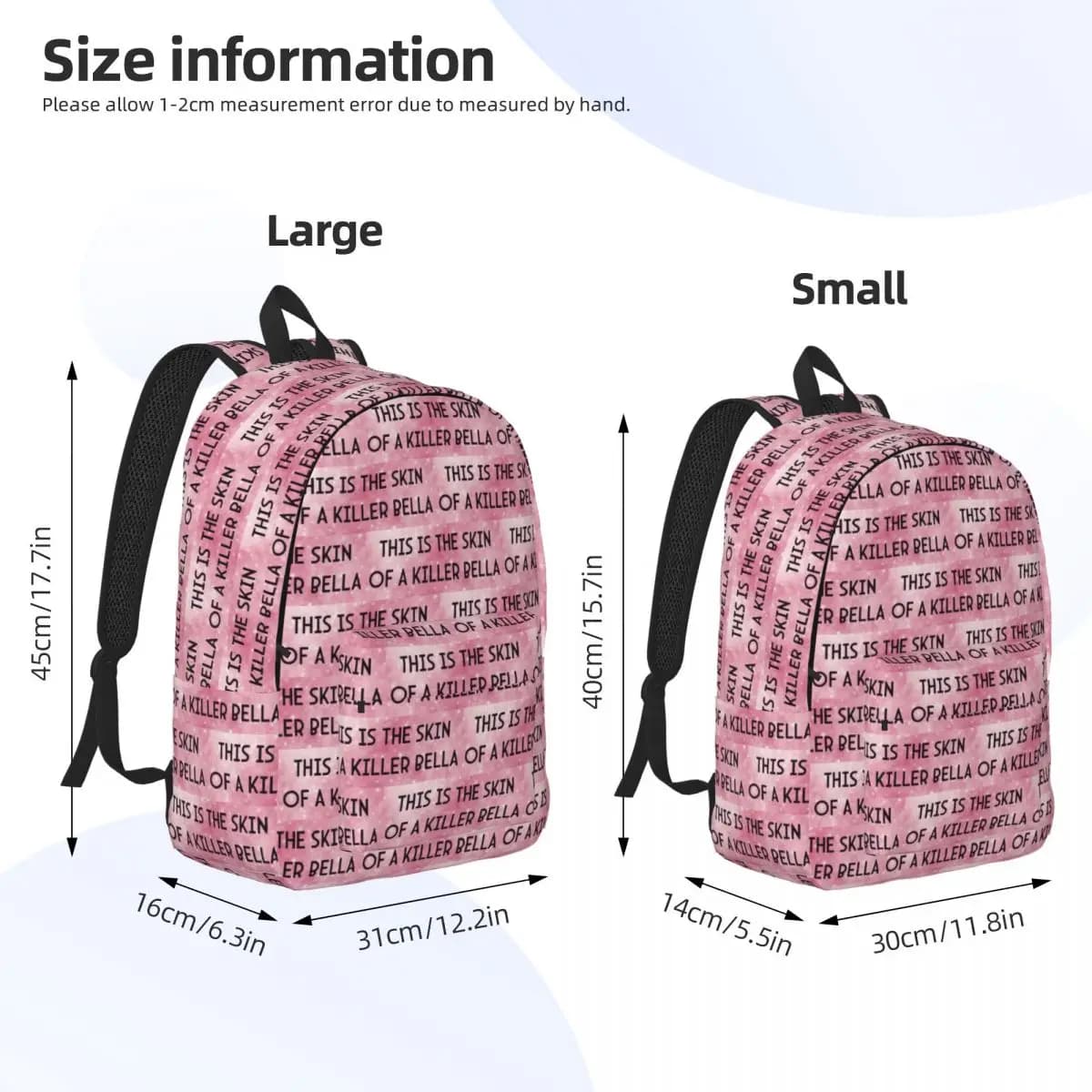 WTHHYBL Twilight Backpack Student BookBag Borsa da scuola per bambini Borse a tracolla per laptop per uomo e donna