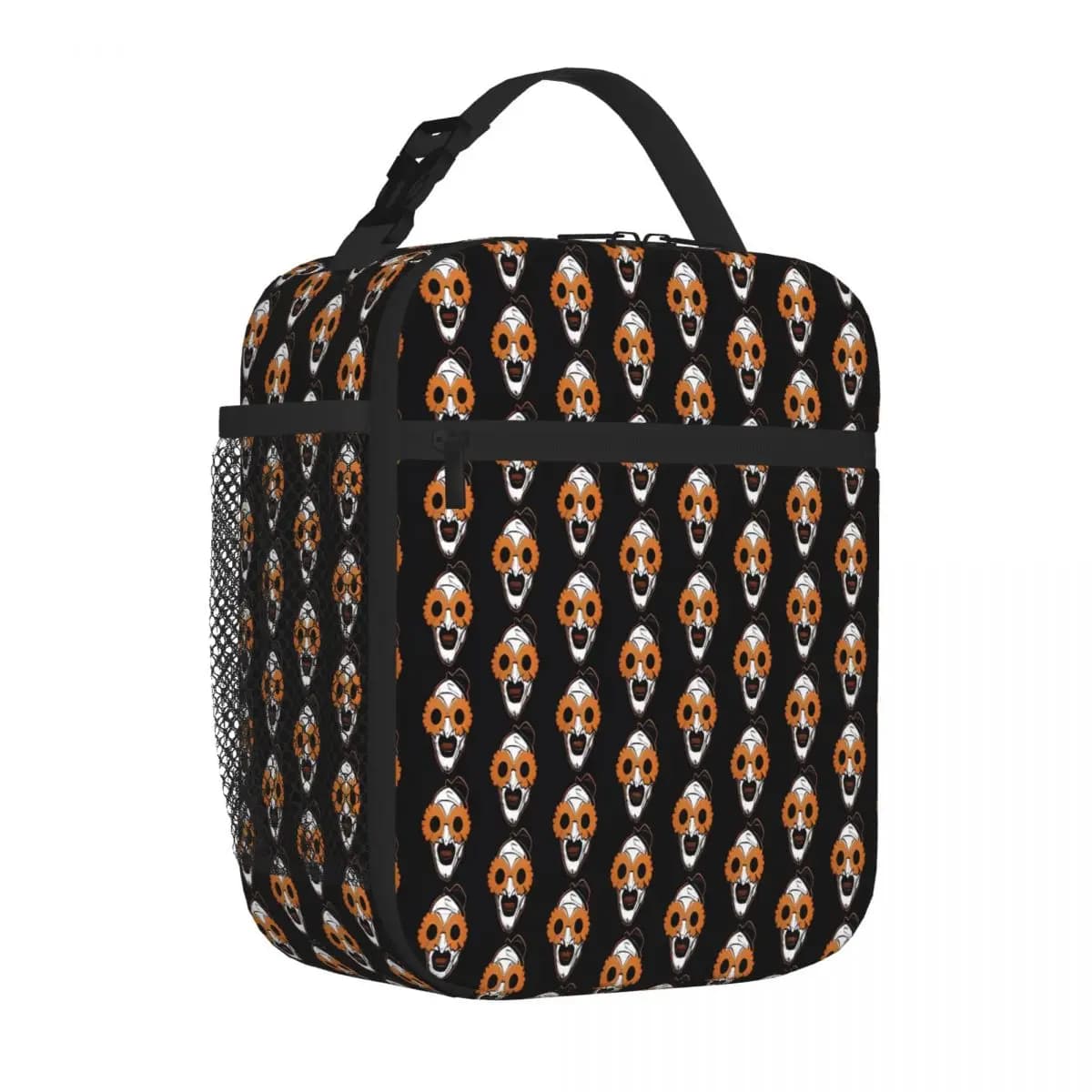Borsa Termica per Pranzo e Picnic Stile Viaggio, Ispirata al Film Horror Terrifier, con Motivo Girasole e Clown, Bestseller