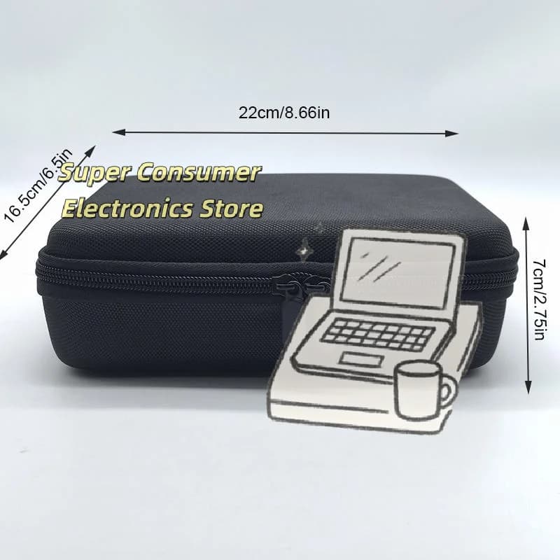 Hard Shell Shockproof Case for Wireless Upper Arm Blood Pressure Monitor Lightweight Durable for On-the-Go Emergency Medical Use
