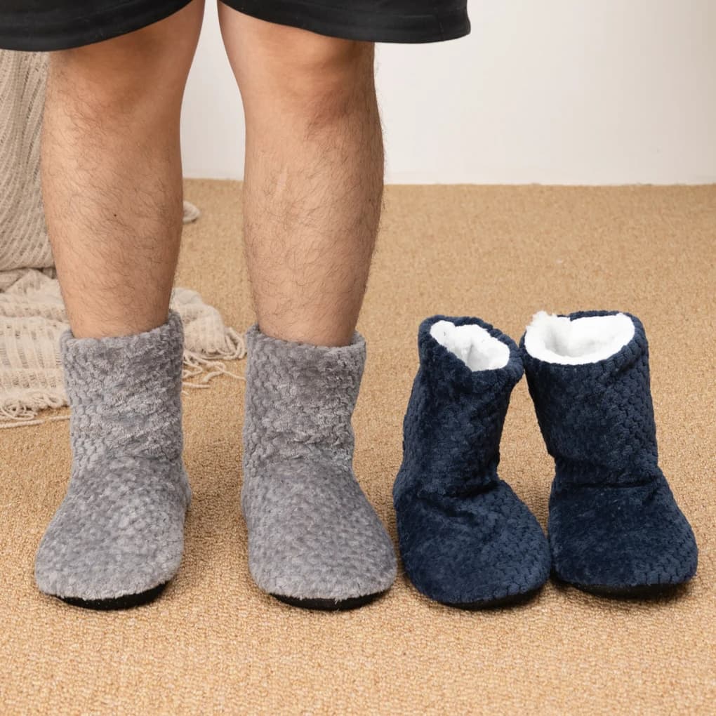Mntrerm 2024 Pantofole da donna invernali Scarpe da pavimento per interni da uomo Nuove pantofole da casa calde Pantofole in cotone per uomo Scarpe di grandi dimensioni