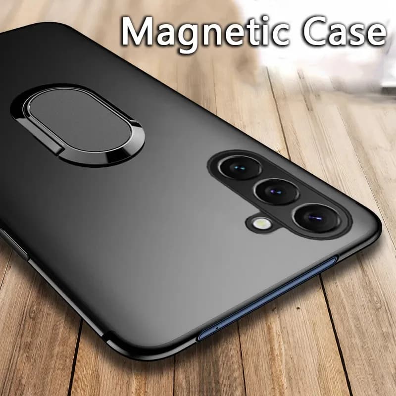 Skinlee per Samsung Galaxy A37 custodia con anello di supporto in silicone morbido TPU cover ultrasottile per Samsung Galaxy A37 A17 A57