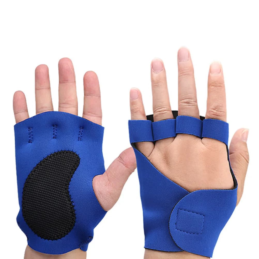 1 pair of anti-slip gym gloves, palm protection, weight lifting, cycling, outdoor sports, training, fitness gloves