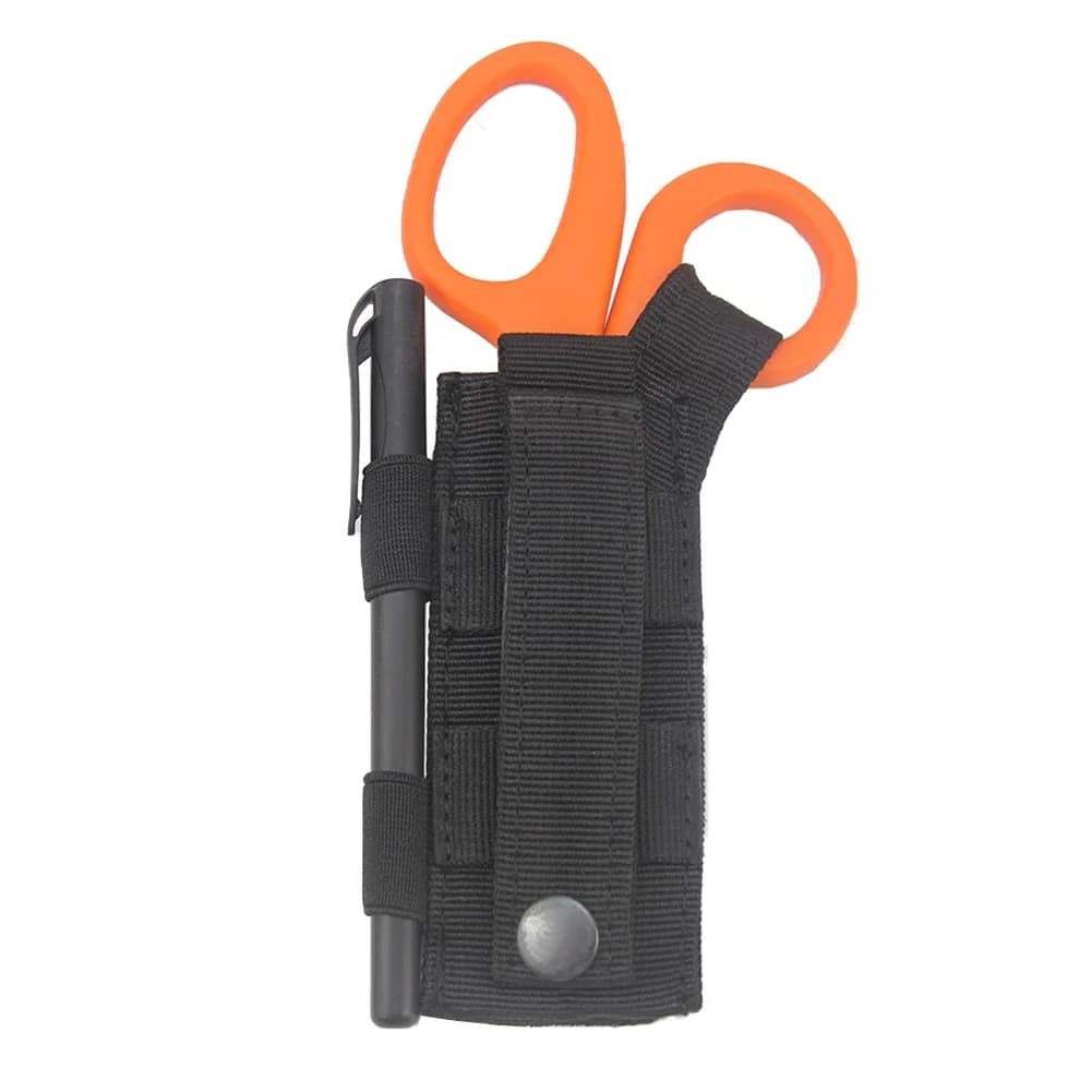 Borsa da Cintura MOLLE per Forbici - Porta Multiutensile EDC e Torcia per Escursionismo e Caccia | Borsa Tattica Impermeabile ​