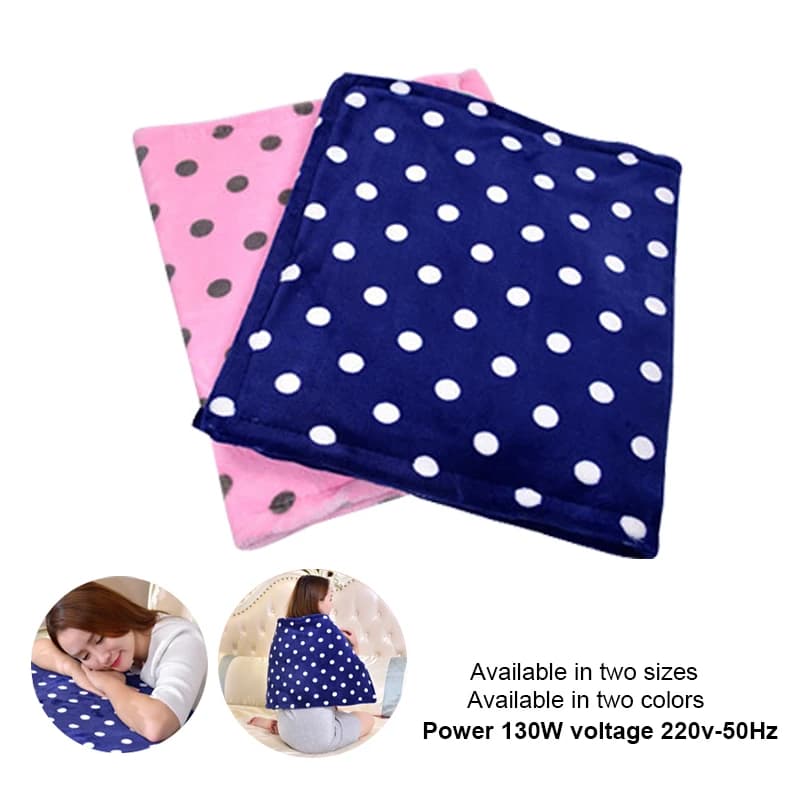 Electric Heated Throw Fleece Blanket Washable Wave Point Pad For Home Bedroom Office Use Body Warmer Knee Quilt Carpet 2019 Pop