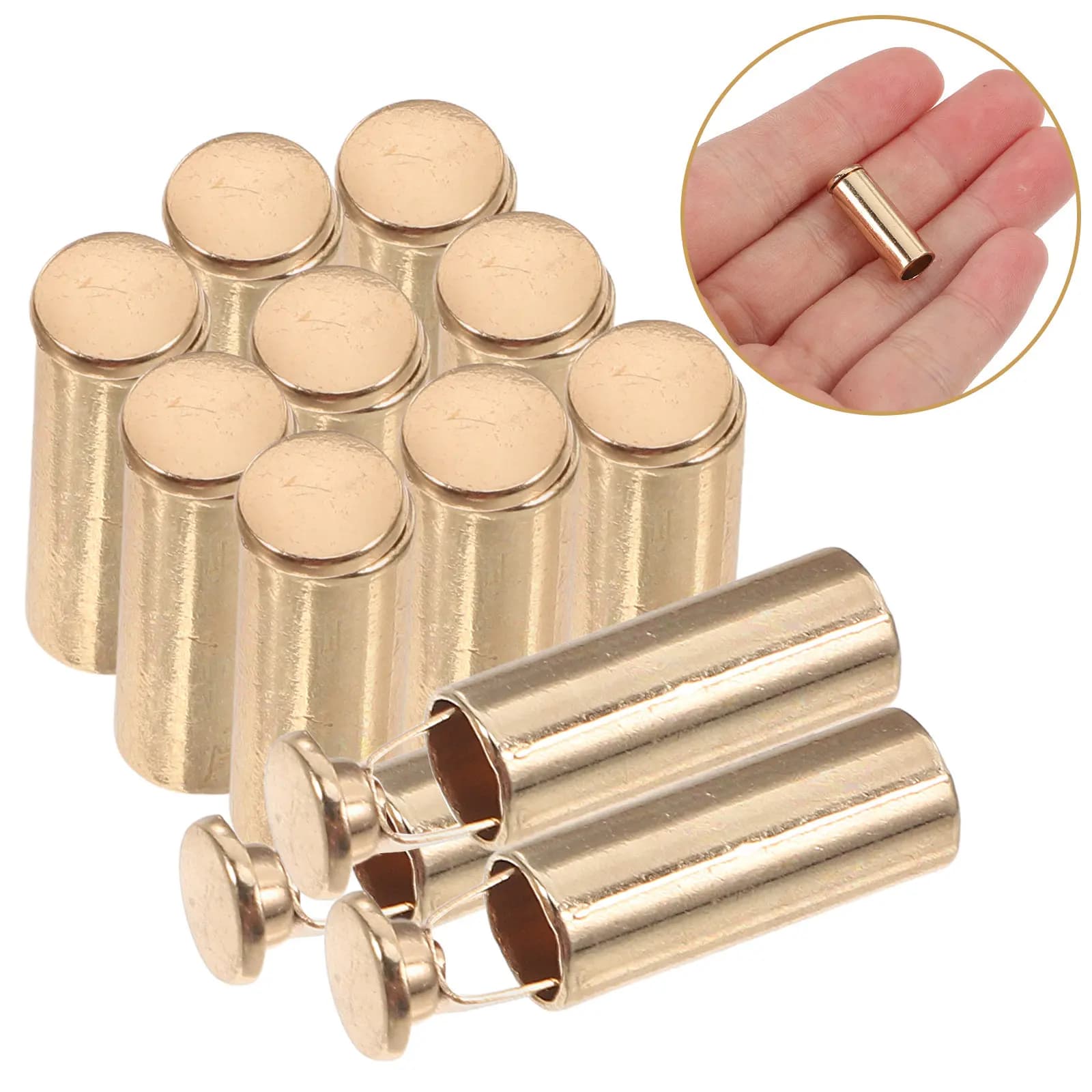12Pcs Alloy Cord End Caps Metal Drawstring Locks for Hoodies Pants Hats Jump Rope Shoelace Aglets Cord Stops Tassel Caps