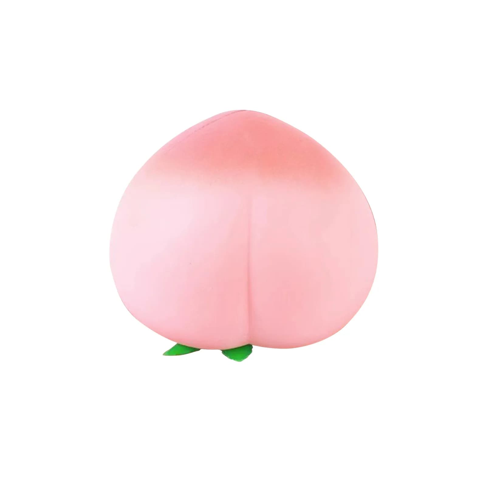 Simpatico Giocattolo Squishy a Forma di Pesca, Antistress in PU a Lenta Risalita, Fidget Kawaii a Forma di Frutta per Bambini