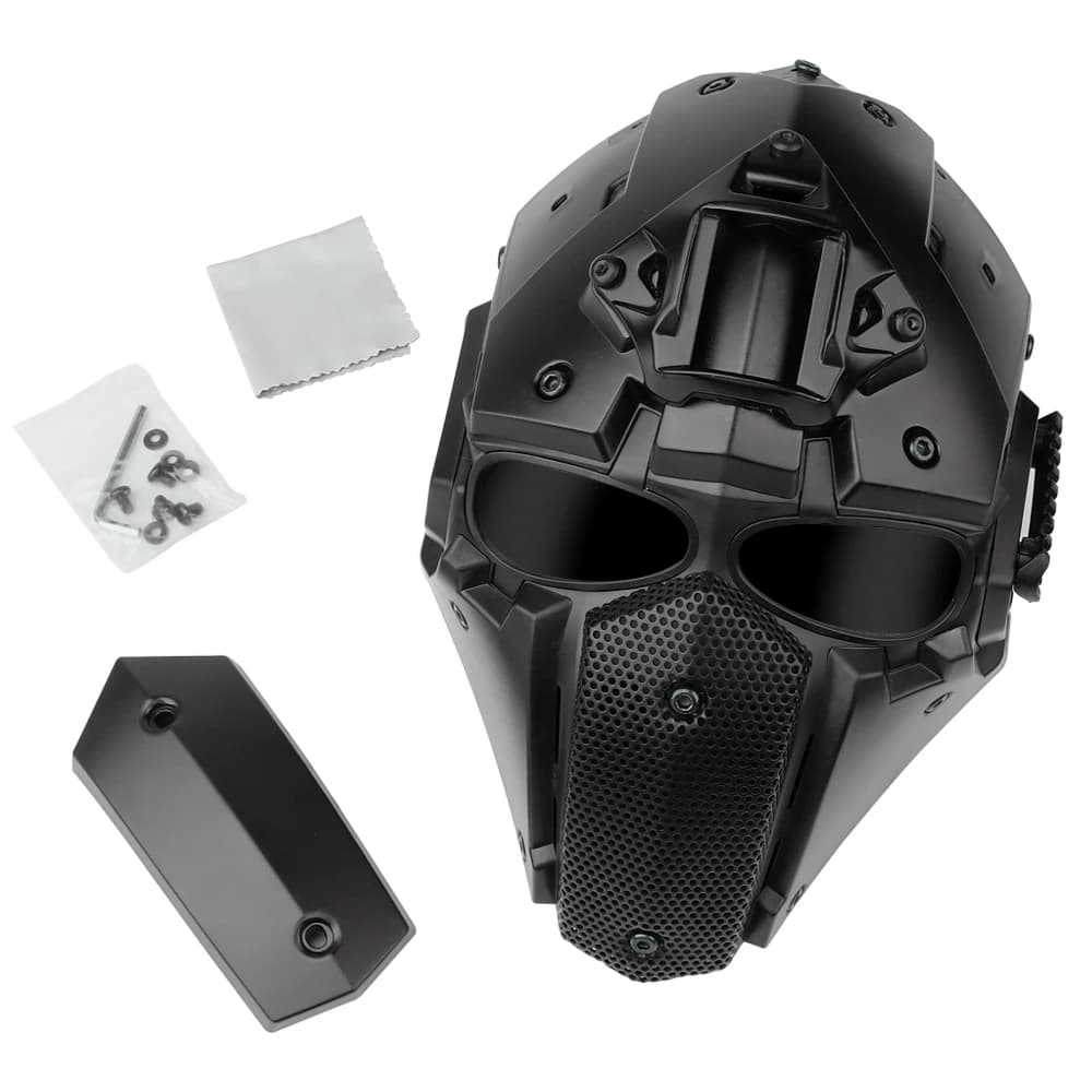 Maschera softair tattica traspirante Full Face Paintball Shooting CS Wargame maschera protettiva Outdoor Militar Halloween Cosplay Prop