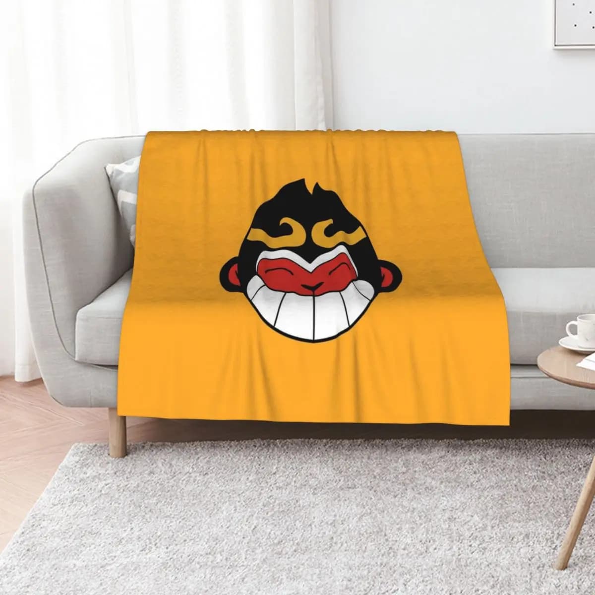 Monkie Kid Throw Blanket Extra Large Throw Single Cute Sleeping Bag blankets and throws Travel Blankets