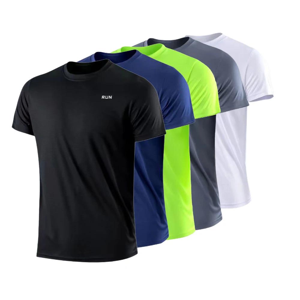 Short Sleeved Gym T-shirt, Running, Breathable, Creeping, Exercise, Gym, Sports Shirt, Lightweight Top