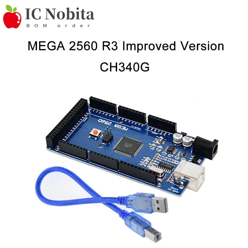 USB card Arduino MEGA 2560 R3 improved version CH340G with compatible cable for ATMEGA2560-16AU