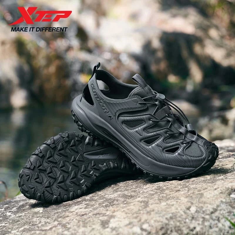 Xtep Men's Sandals Summer Casual Men's Shoes Comfortable Trekking shoes for everyday Breathable outdoor shoes 975219500001