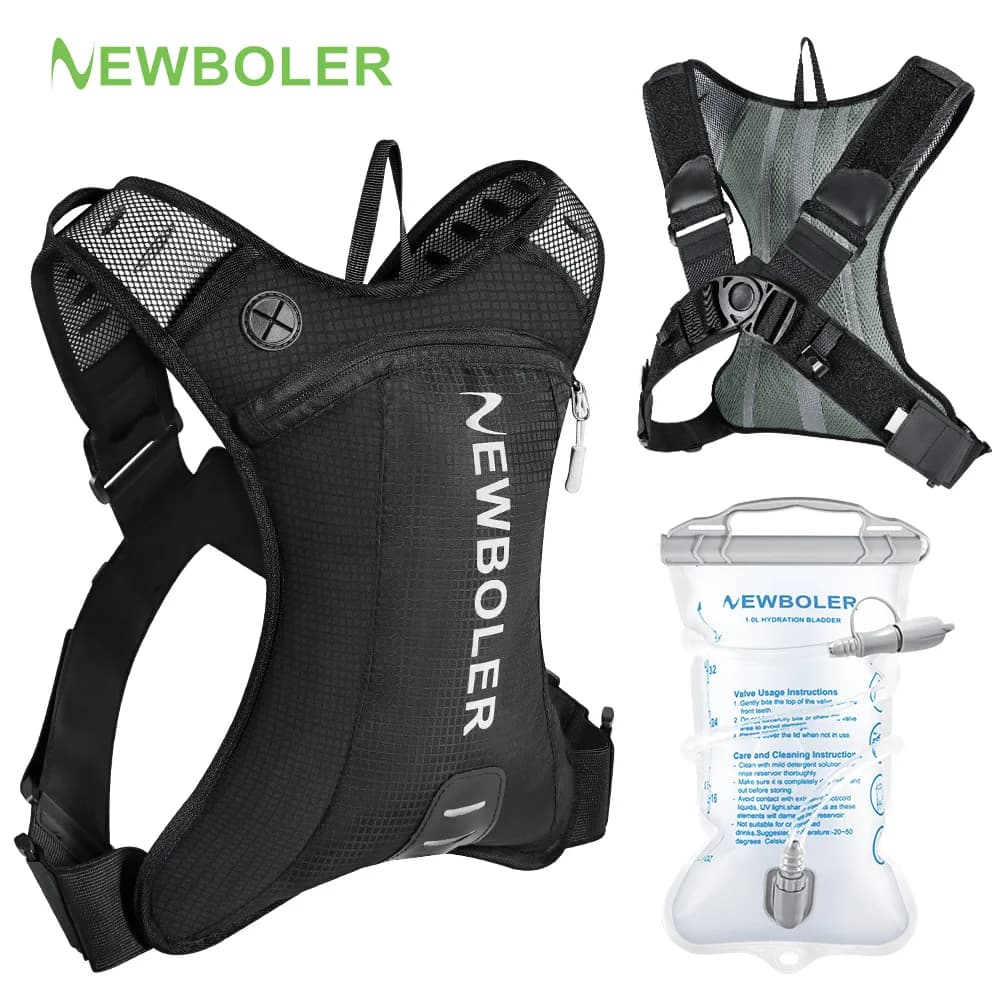 NEWBOLER 5L Motorcycle Cycling Hydration Pack MTB Off Road Motocross Water Backpack Sport Mountain Bike Water Bag