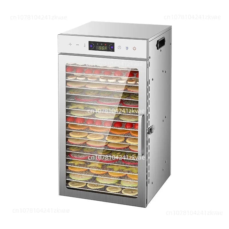 18 strati di frutta secca intelligente, frutta secca, verdura, materiali medicinali, snack, essiccatore per alimenti disidratati, macchina per frutta secca