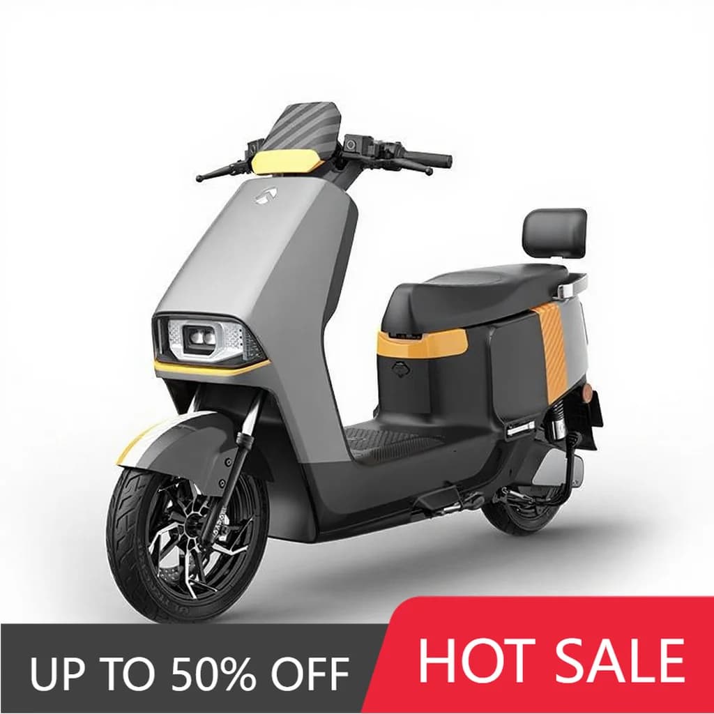 QQW Electric motorcycle 2500 watts adult high-speed 80 km/h, long-range 100 km 2-wheel electric motorcycle bicycle with smart ap