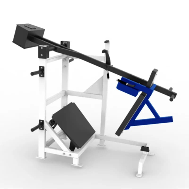 Attrezzatura da palestra commerciale per allenamento fitness, macchina per pressa per gambe caricata con piastra, attrezzatura da palestra per squat a pendolo