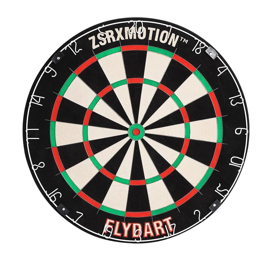 Professionale Kenya Sisal Dart Board 18 pollici con punta in acciaio freccette Outdoor Blade Net Dart Board Set con anello con numero girevole incluso